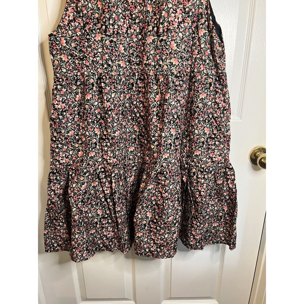 BB Dakota Sleeveless Tiered Black Floral Dress Size XL NWT - Picture 11 of 14